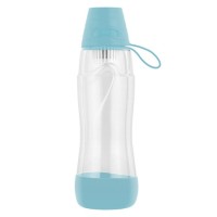 Sticlă cu filtrul de carbon activ teesa pure water, 550 ml, bpa free, albastră