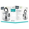 Ceainic cu fluier teesa 1.8l din oțel inoxidabil, mâner pliabil