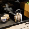 Ceainic cu fluier teesa 2l din oțel inoxidabil, mâner rece, design elegant