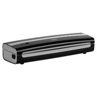 Aparat de vidat profesional Teesa, pentru alimente umede si uscate, Putere 130W, Presiune vidare 0.7 bar, Ecran tactil, Functie Pulse si Sigilare multipla, Cutter pungi inclus, Ideal pentru gatit Sous-Vide, Negru/Argintiu