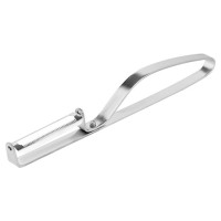 Accesoriu pentru decojit teesa - peeler inox cu mâner confortabil