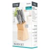 SET 5 CUTITE IN BLOC LEMN TEESA SET 5 CUTITE IN BLOC LEMN TEESA