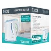 Fierbător electric cordless 1.7l teesa, alb/albastru, 2200w