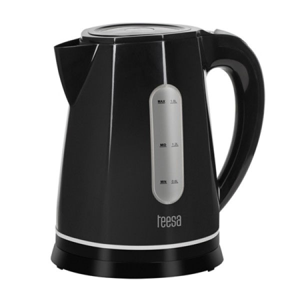 Fierbător electric cordless 1.8l teesa, putere 2200w, negru