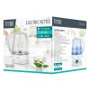 Fierbător electric cordless 1l teesa, capacitate 1l, putere 1630w, sticlă borosilicată
