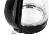 Fierbător electric cordless teesa 1l, bază pivotantă 360º, sticlă borosilicată
