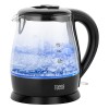 Fierbător electric cordless teesa 1l, bază pivotantă 360º, sticlă borosilicată
