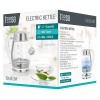 Fierbător electric cordless 1.7l teesa cu oțel inoxidabil și funcție de oprire automată