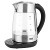 Fierbător electric teesa 1.7l, reglare temperatură 50-90°c, sticlă borosilicată