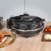 Aparat preparare pizza teesa supreme - 1200w, piatră de 32cm