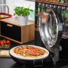 Aparat preparare pizza teesa supreme - 1200w, piatră de 32cm