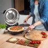 Aparat preparare pizza teesa supreme - 1200w, piatră de 32cm