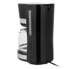 Cafetiera Filtru de Cafea Teesa, 1000W, Capacitate 1.5L (10 Cesti), Cana din Sticla, Filtru Permanent Reutilizabil, Functie Mentinere la Cald, Sistem Anti-Picurare, Oprire Automata, Negru