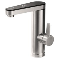 Robinet cu incalzire instantanee apa Teesa, Putere 3500W, Montaj pe chiuveta, Afisaj digital LED, Alb