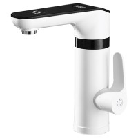 Robinet electric pentru apa calda instant Teesa, 3500 W, Afisaj digital temperatura, Protectie supraincalzire, Inox/ABS
