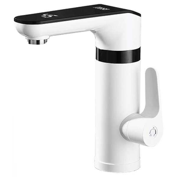 Robinet electric pentru apa calda instant Teesa, 3500 W, Afisaj digital temperatura, Protectie supraincalzire, Inox/ABS