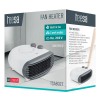 Aeroterma teesa 2000w cu termostat reglabil și nivel sonor sub 50db