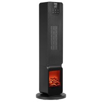 Aeroterma turn imitatie semineu ptc 2000w teesa - putere 2000w, telecomandă