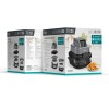 FRITEUZA GLASS AIRFRYER 4L+1.5L 1500W TEESA
