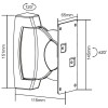 SUPORT SATELITI AUDIO MAX 10KG SET 2 BUC