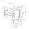 SUPORT TV DE PERETE 23-42INCH CABLETECH