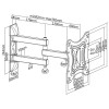 SUPORT TV DE PERETE 23-42INCH CABLETECH