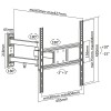 SUPORT TV DE PERETE 32-55 INCH CABLETECH