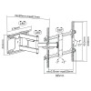 SUPORT TV DE PERETE 37-70 INCH CABLETECH