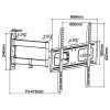SUPORT TV DE PERETE 40-65 INCH CABLETECH