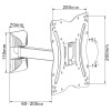 SUPORT TV 13-42 INCH PIVOTARE ORIZONTALA/VERT SUPORT TV 13-42 INCH PIVOTARE ORIZONTALA/VERT