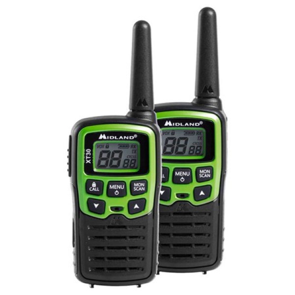 KIT 2 RADIO PMR XT30 WALKIE TALKIE MIDLAND KIT 2 RADIO PMR XT30 WALKIE TALKIE MIDLAND
