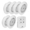 SET 6 LAMPI LED CU TELECOMANDA MCE0165