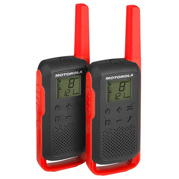STATIE RADIO PMR SET 2 BUC T62 RED MOTOROLA