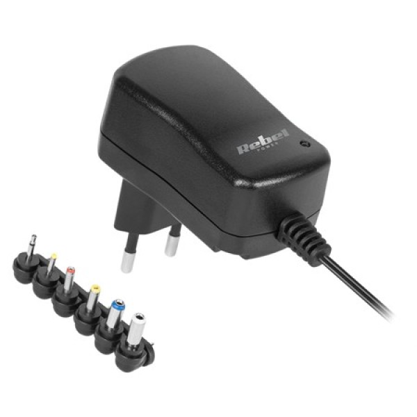 Alimentator stabilizat universal 600ma rebel - 6 prize universale