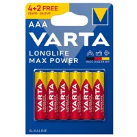 BATERIE ALCALINA MAX POWER LR03 BLISTER 6 BUC VARTA