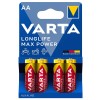 BATERIE ALCALINA MAX POWER LR06 BLISTER 4 BUC VARTA
