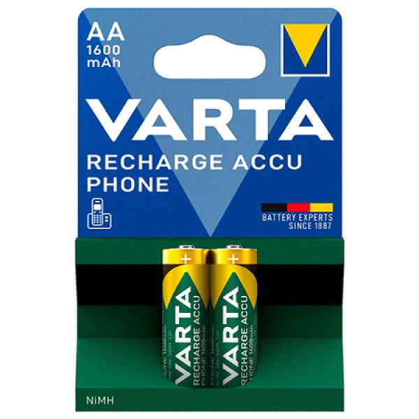 Acumulator aa 1600mah blister 2 buc varta - energie de lungă durată