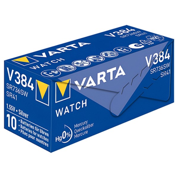 BATERIE AG3 LR41 V384 VARTA BATERIE AG3 LR41 V384 VARTA