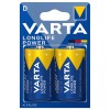 BATERIE ALCALINA LONGLIFE POWER LR20 BLISTER 2BUC VARTA