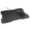 SET MOUSE GAMING 3200DPI + MOUSEPAD