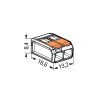 CLEME WAGO SLIM MYF 2X4MM2 SET 100 BUC