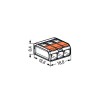 CLEME WAGO SLIM MYF 3X4MM2 SET 12 BUC
