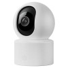 Camera de supraveghere interior smart Xiaomi C201, Wi-Fi 6, Full HD 1080p, Pan-Tilt 360°, Audio bidirecțional, Vedere nocturnă IR, Slot Card, Alb