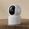 Camera de supraveghere interior smart Xiaomi C201, Wi-Fi 6, Full HD 1080p, Pan-Tilt 360°, Audio bidirecțional, Vedere nocturnă IR, Slot Card, Alb