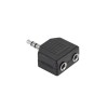 Adaptor jack 3.5 tata-2x3.5 mama - conexiune fiabilă și versatilă Adaptor jack 3.5 tata-2x3.5 mama - conexiune fiabilă și versatilă