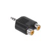 Adaptor jack 3.5 tata-2xrca mama - conectivitate simplă și eficientă Adaptor jack 3.5 tata-2xrca mama - conectivitate simplă și eficientă