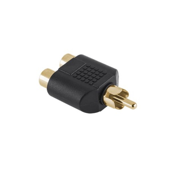 Adaptor rca tata-2rca mama gold - conectare de înaltă calitate