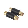 Adaptor 2rca-2rca gold - conectivitate de calitate superioară