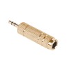 Adaptor jack 3.5 tata-6.3 mama gold - adaptor metalic de calitate Adaptor jack 3.5 tata-6.3 mama gold - adaptor metalic de calitate