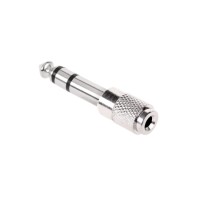 Adaptor jack 6.3 mm tata - jack 3.5 mm mama metalic